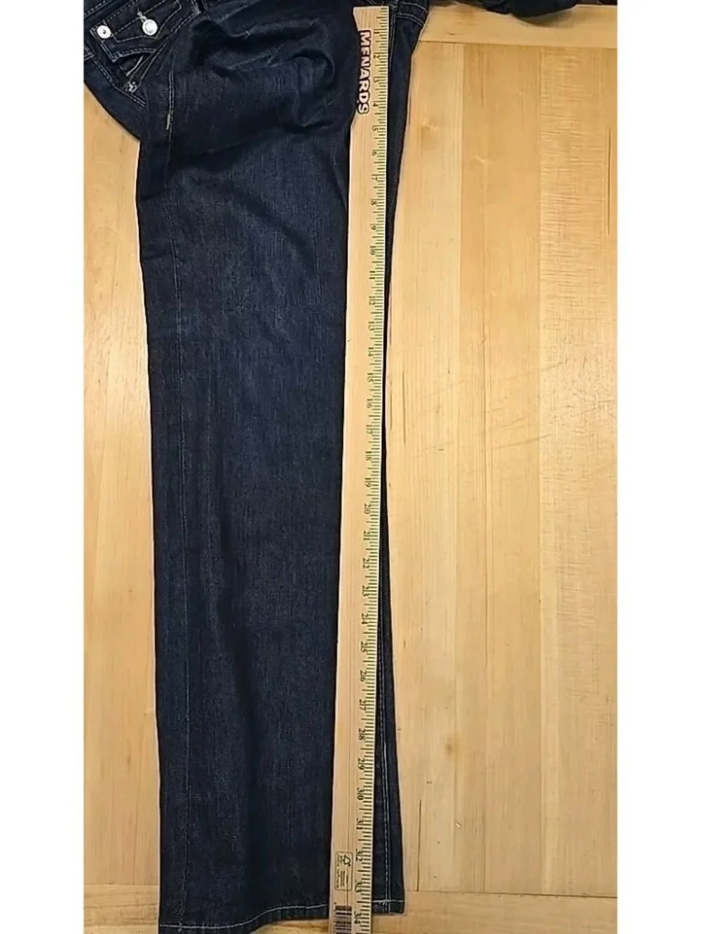 Vintage True Religion Ricky Jeans Mens Size 33 (36/34.5) Flap Pockets Faded USA